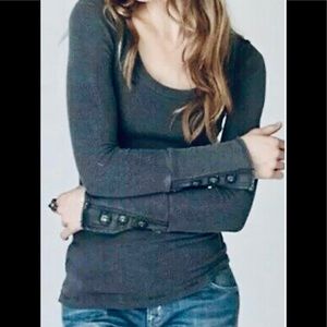 🔥SALE! RARE!! FREE PEOPLE MOTO CUFF THERMAL S